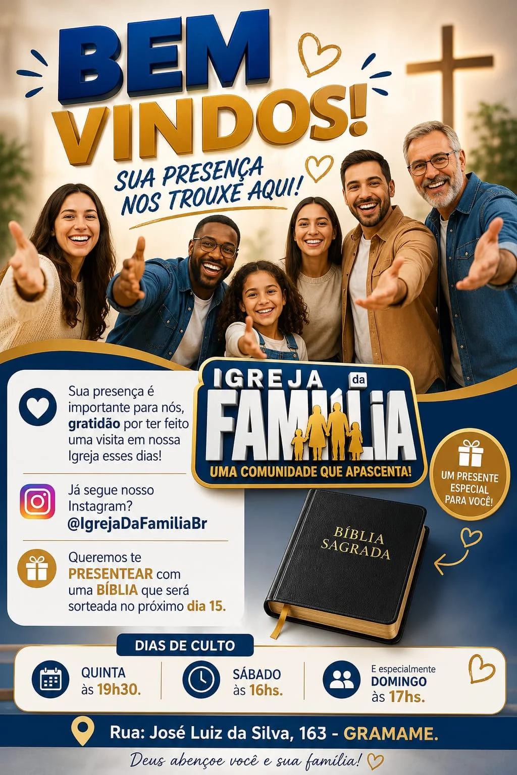 Boas-vindas da Igreja da Família